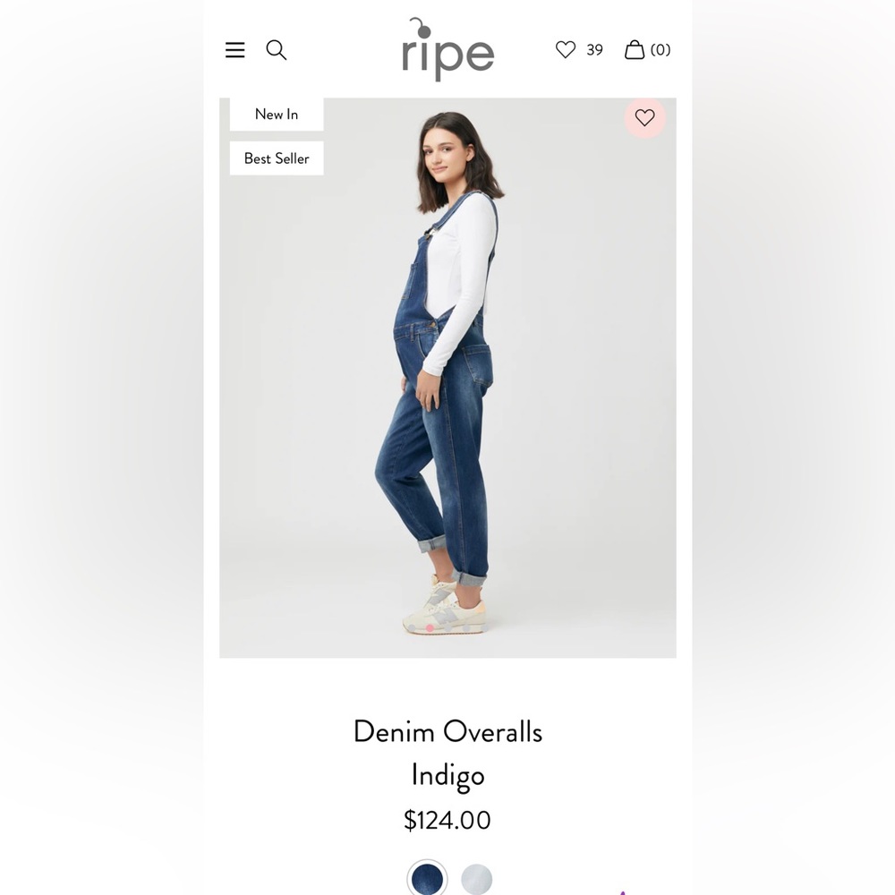 Ripe maternity overalls